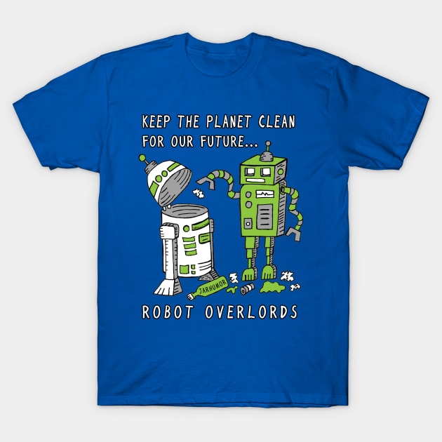 Robot Earth T-Shirt by jarhumor